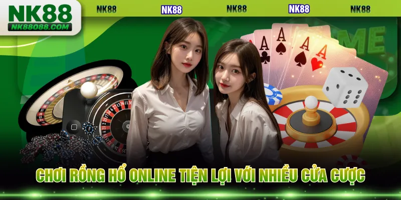 Chơi Rồng Hổ online tiện lợi với nhiều cửa cược